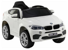 Dětské elektrické auto BMW X6 – kožené sedadlo EVA kola