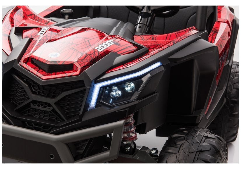 Dětské elektrické auto Buggy UTV MX s dálkovým ovládáním červené