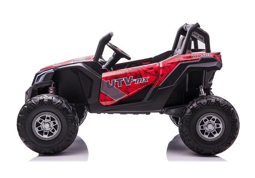 Dětské elektrické auto Buggy UTV MX s dálkovým ovládáním červené