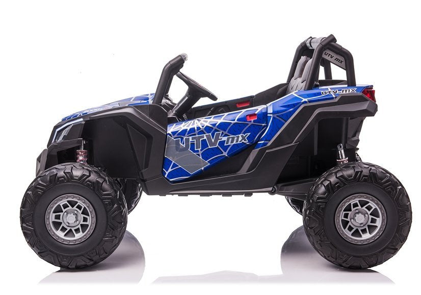 Dětské elektrické auto Buggy UTV MX s dálkovým ovládáním modré