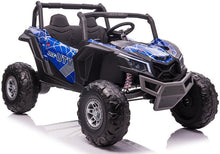 Dětské elektrické auto Buggy UTV MX s dálkovým ovládáním modré