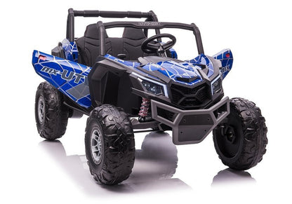 Dětské elektrické auto Buggy UTV MX s dálkovým ovládáním modré