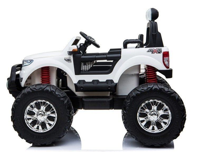 Dětské elektrické auto Ford Ranger Monster Truck s LCD displej bílé