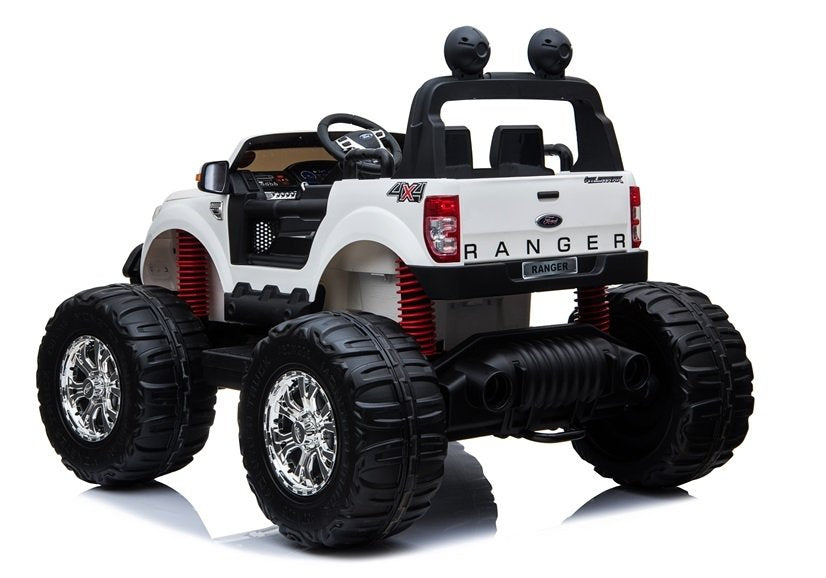 Dětské elektrické auto Ford Ranger Monster Truck s LCD displej bílé