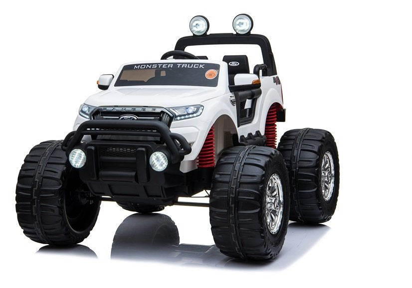 Dětské elektrické auto Ford Ranger Monster Truck s LCD displej bílé