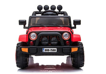 Dětské elektrické auto Jeep BRD 7588 s dálkovým ovládáním červené