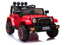 Dětské elektrické auto Jeep BRD 7588 s dálkovým ovládáním červené
