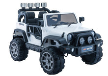 Dětské elektrické auto Jeep HP012 s dálkovým ovládáním bílé