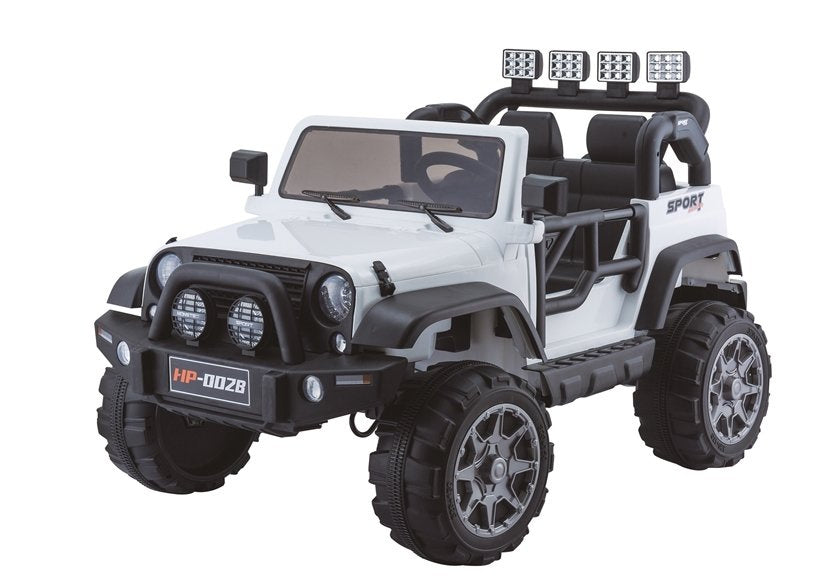 Dětské elektrické auto Jeep HP012 s dálkovým ovládáním bílé