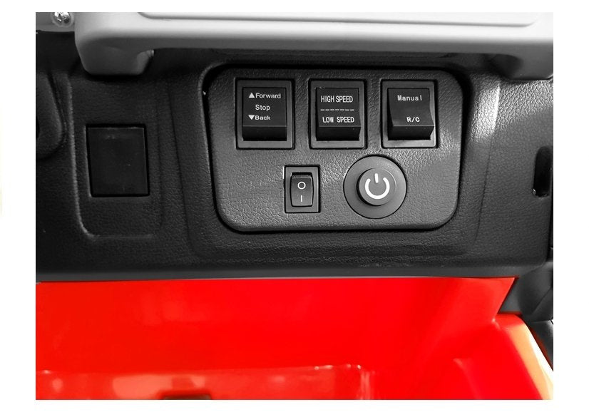 Dětské elektrické auto Jeep HP012 s dálkovým ovládáním červené