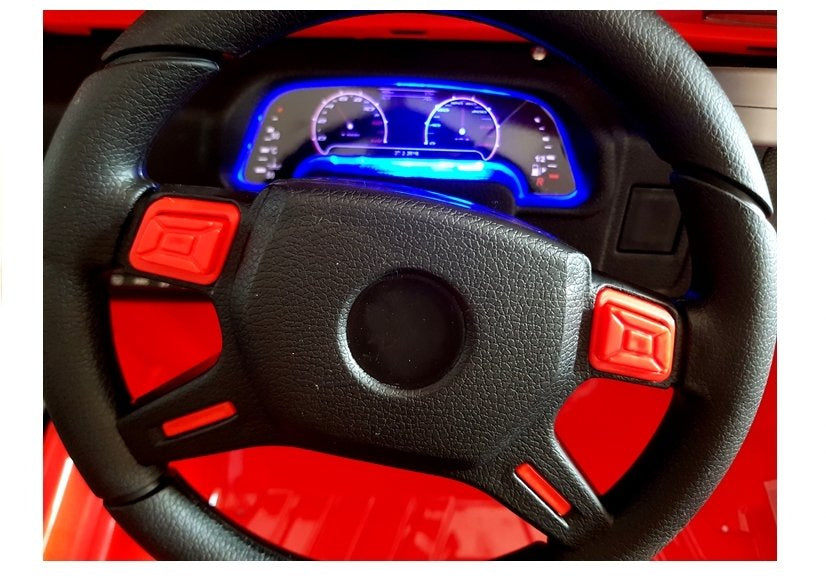Dětské elektrické auto Jeep HP012 s dálkovým ovládáním červené