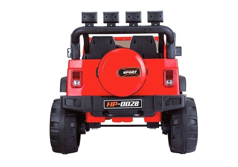 Dětské elektrické auto Jeep HP012 s dálkovým ovládáním červené