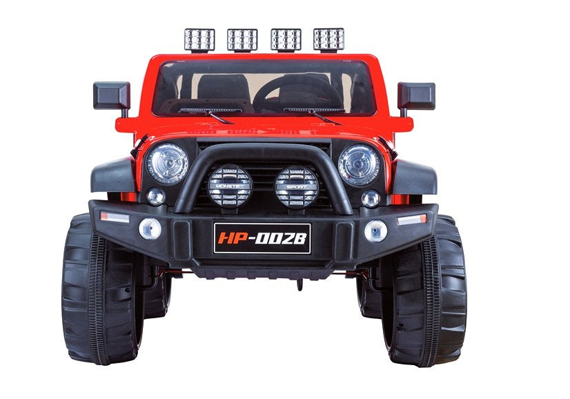 Dětské elektrické auto Jeep HP012 s dálkovým ovládáním červené