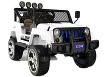 Dětské elektrické auto Jeep S2388 – 4x45W bílé | akumulátor
