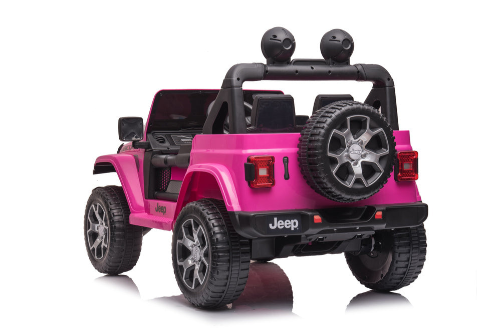 Dětské elektrické auto Jeep Wrangler – s dálkovým ovládáním | růžové