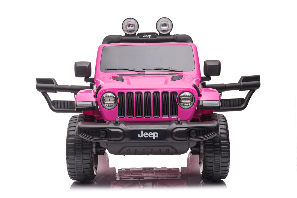 Dětské elektrické auto Jeep Wrangler – s dálkovým ovládáním | růžové