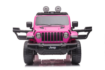 Dětské elektrické auto Jeep Wrangler – s dálkovým ovládáním | růžové