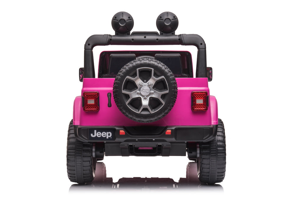 Dětské elektrické auto Jeep Wrangler – s dálkovým ovládáním | růžové