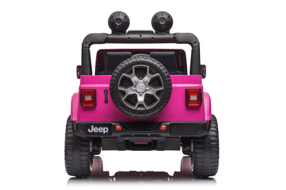 Dětské elektrické auto Jeep Wrangler – s dálkovým ovládáním | růžové