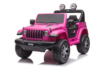 Dětské elektrické auto Jeep Wrangler – s dálkovým ovládáním | růžové