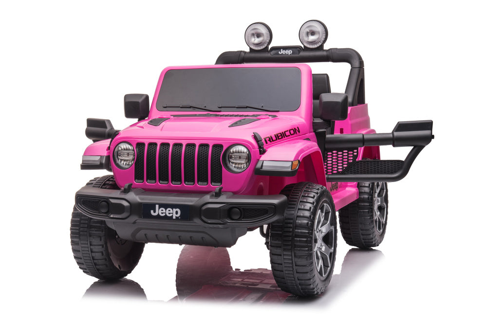 Dětské elektrické auto Jeep Wrangler – s dálkovým ovládáním | růžové