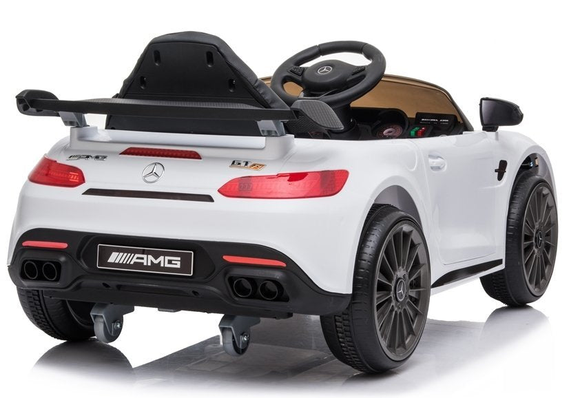 Dětské elektrické auto Mercedes AMG GT R – s dálkovým ovládáním | bílé