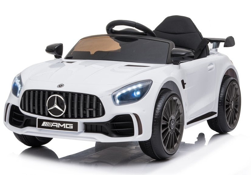 Dětské elektrické auto Mercedes AMG GT R – s dálkovým ovládáním | bílé