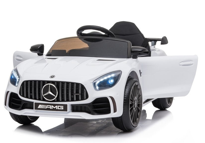Dětské elektrické auto Mercedes AMG GT R – s dálkovým ovládáním | bílé