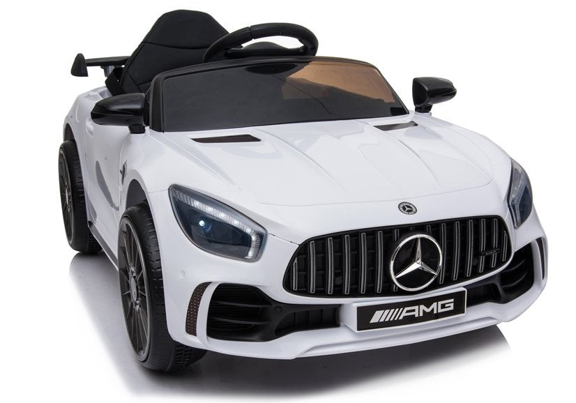 Dětské elektrické auto Mercedes AMG GT R – s dálkovým ovládáním | bílé