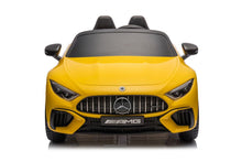 Dětské elektrické auto Mercedes AMG SL63 – lakované žluté