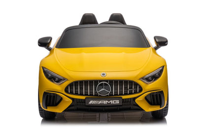 Dětské elektrické auto Mercedes AMG SL63 – lakované žluté