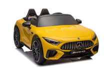 Dětské elektrické auto Mercedes AMG SL63 – lakované žluté