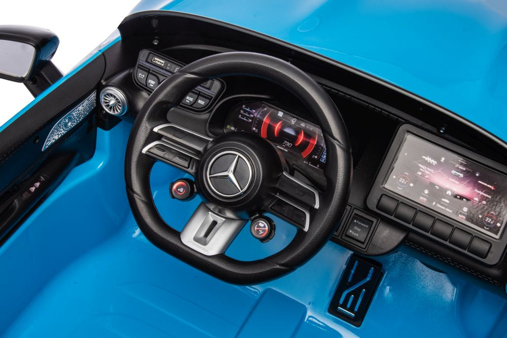 Dětské elektrické auto Mercedes AMG SL63 – modré