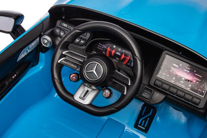 Dětské elektrické auto Mercedes AMG SL63 – modré