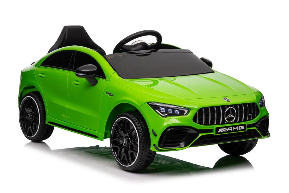 Dětské elektrické auto Mercedes CLA 45s AMG 4x4 zelené