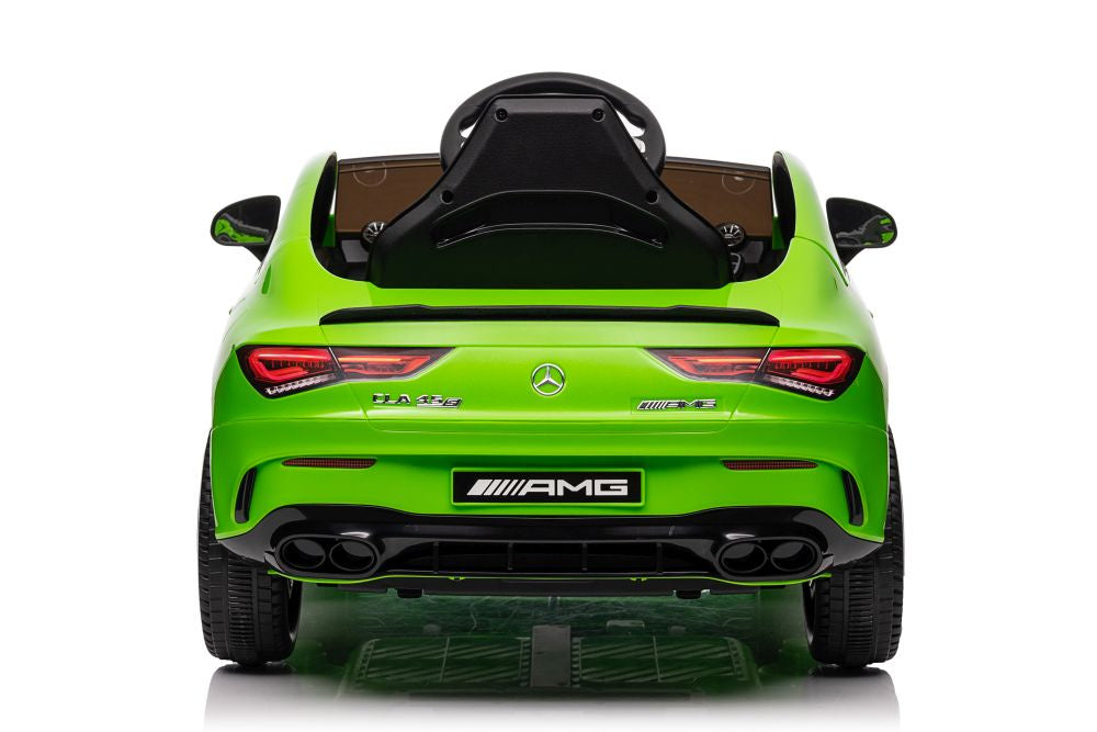 Dětské elektrické auto Mercedes CLA 45s AMG 4x4 zelené