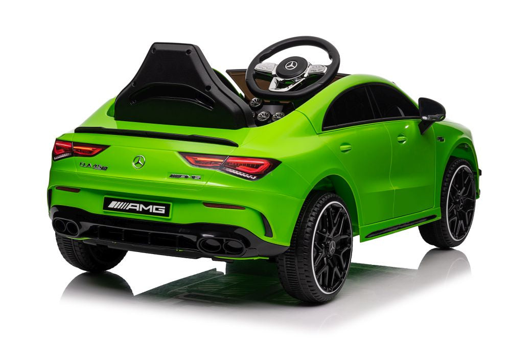 Dětské elektrické auto Mercedes CLA 45s AMG 4x4 zelené