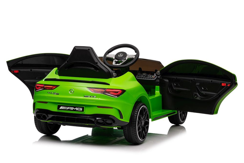 Dětské elektrické auto Mercedes CLA 45s AMG 4x4 zelené