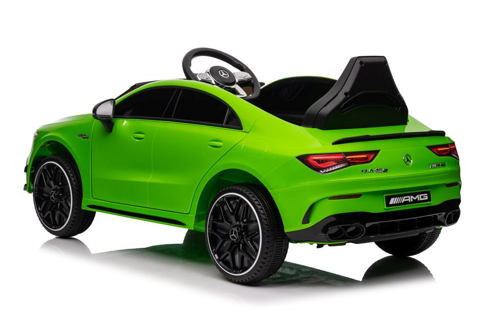 Dětské elektrické auto Mercedes CLA 45s AMG 4x4 zelené