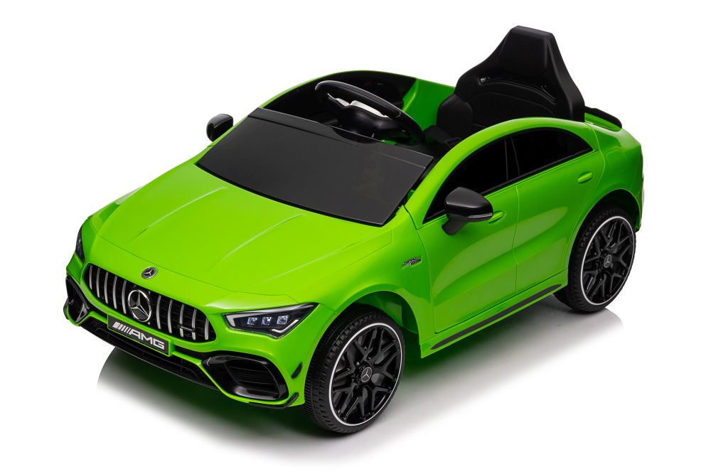 Dětské elektrické auto Mercedes CLA 45s AMG 4x4 zelené