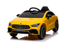 Dětské elektrické auto Mercedes CLA 45s AMG 4x4 žluté