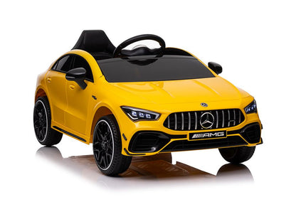Dětské elektrické auto Mercedes CLA 45s AMG 4x4 žluté