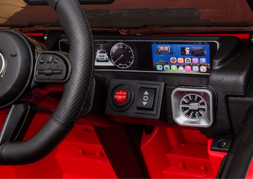Dětské elektrické auto Mercedes G63 s akumulátorem červené