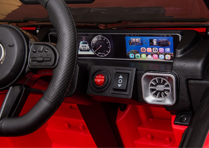 Dětské elektrické auto Mercedes G63 s akumulátorem červené