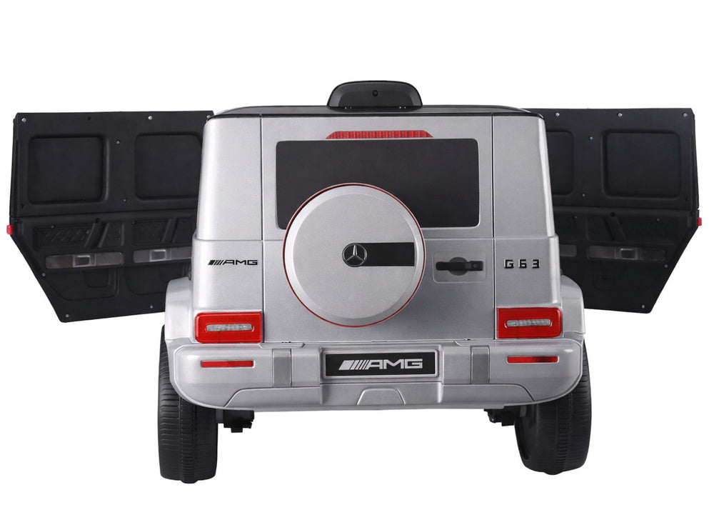 Dětské elektrické auto Mercedes G63 s ovladačem – Stříbrné