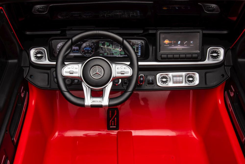 Dětské elektrické auto Mercedes G63 XXL červené 4x4