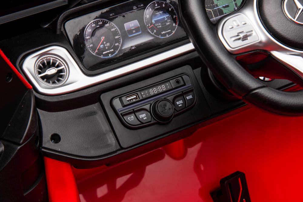 Dětské elektrické auto Mercedes G63 XXL červené 4x4