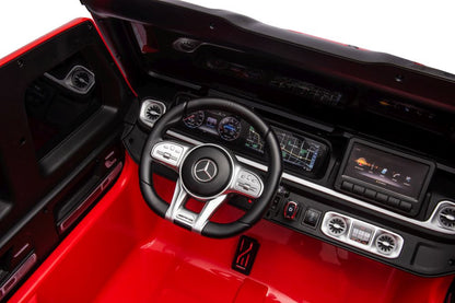 Dětské elektrické auto Mercedes G63 XXL červené 4x4
