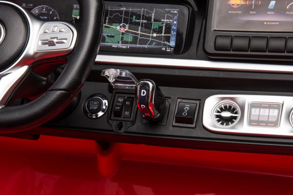 Dětské elektrické auto Mercedes G63 XXL červené 4x4