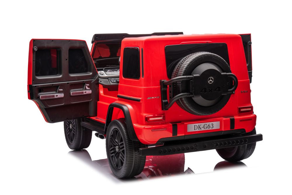 Dětské elektrické auto Mercedes G63 XXL červené 4x4